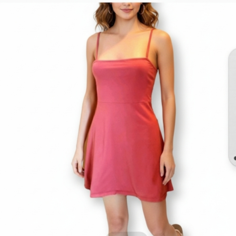 ASOS Mini Dress with Tie Spaghetti Straps.